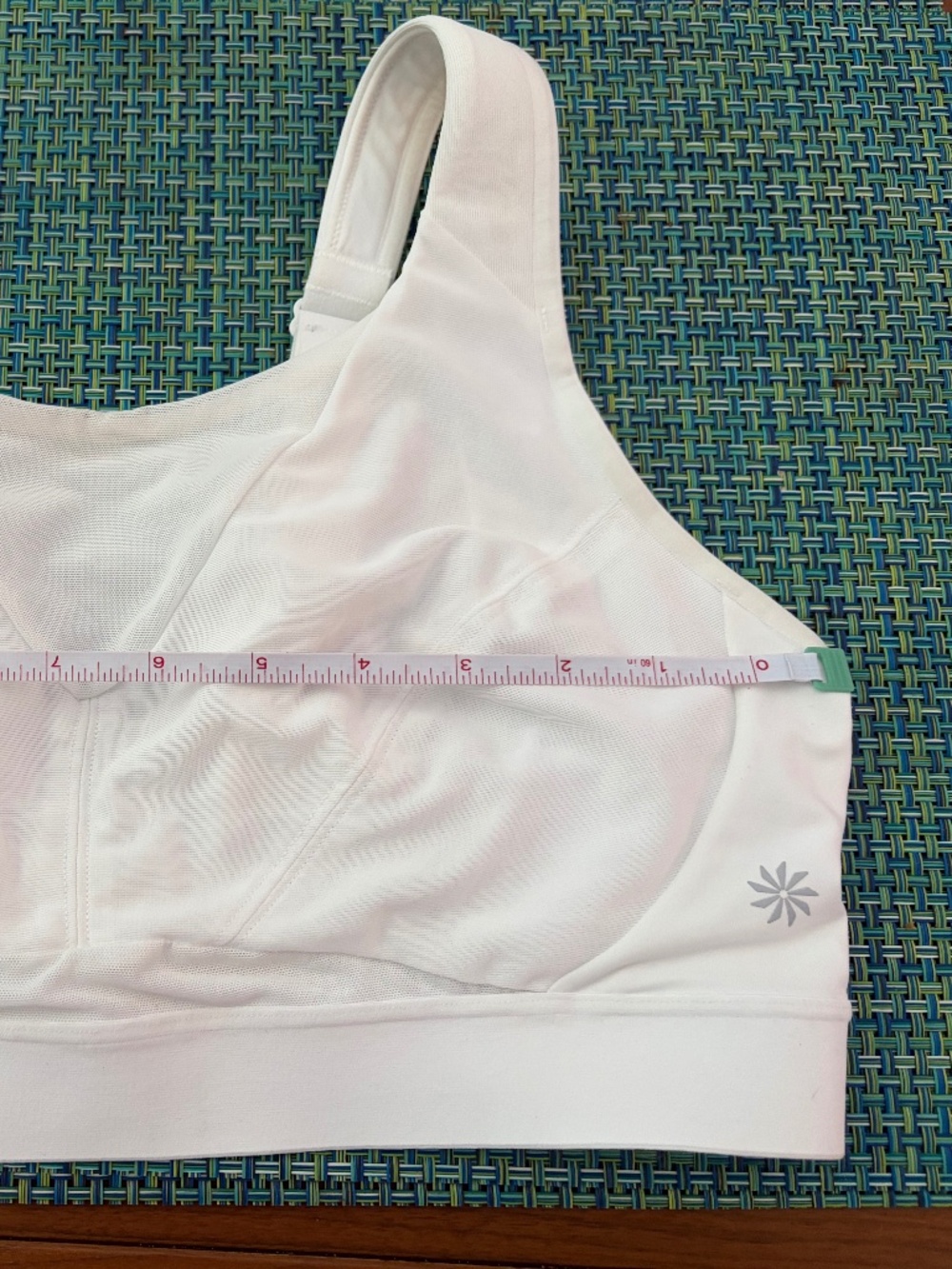 White Athleta Sports Bra invencible